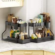 Multi-Purpose Space Saving Organizer with Sliding Drawer