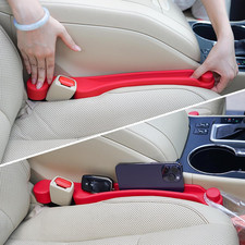 Car Seat Gap Filler Set of 2, Soft Foam Multifunctional Seat Side Gap Filler wit
