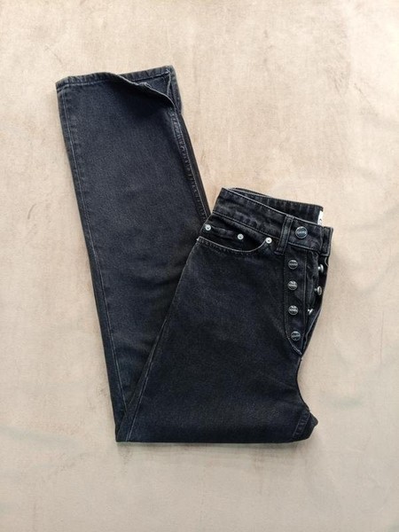 Women Ganni Jeans Black 25