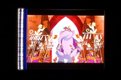 Filmdia Aladdin Movie Slide 16mm gerahmt L39-32-5-2