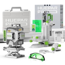 Huepar Pro ZK04CG Laser Level 4x360° Self Leveling Green 4D 16 Lines