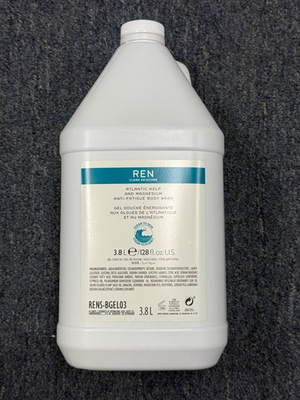 #ad #ad REN clean skincare Atlantic Kelp and Magnesium Anti Fatigue body wash Gallon $88.88