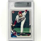 2018 Bowman #49 Shohei Ohtani RC LA Angels rookie card BGS 9 Mint