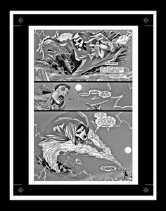 Ian Churchill Superman #216 The Spectre Rare Production Art Pg 18 Monotone
