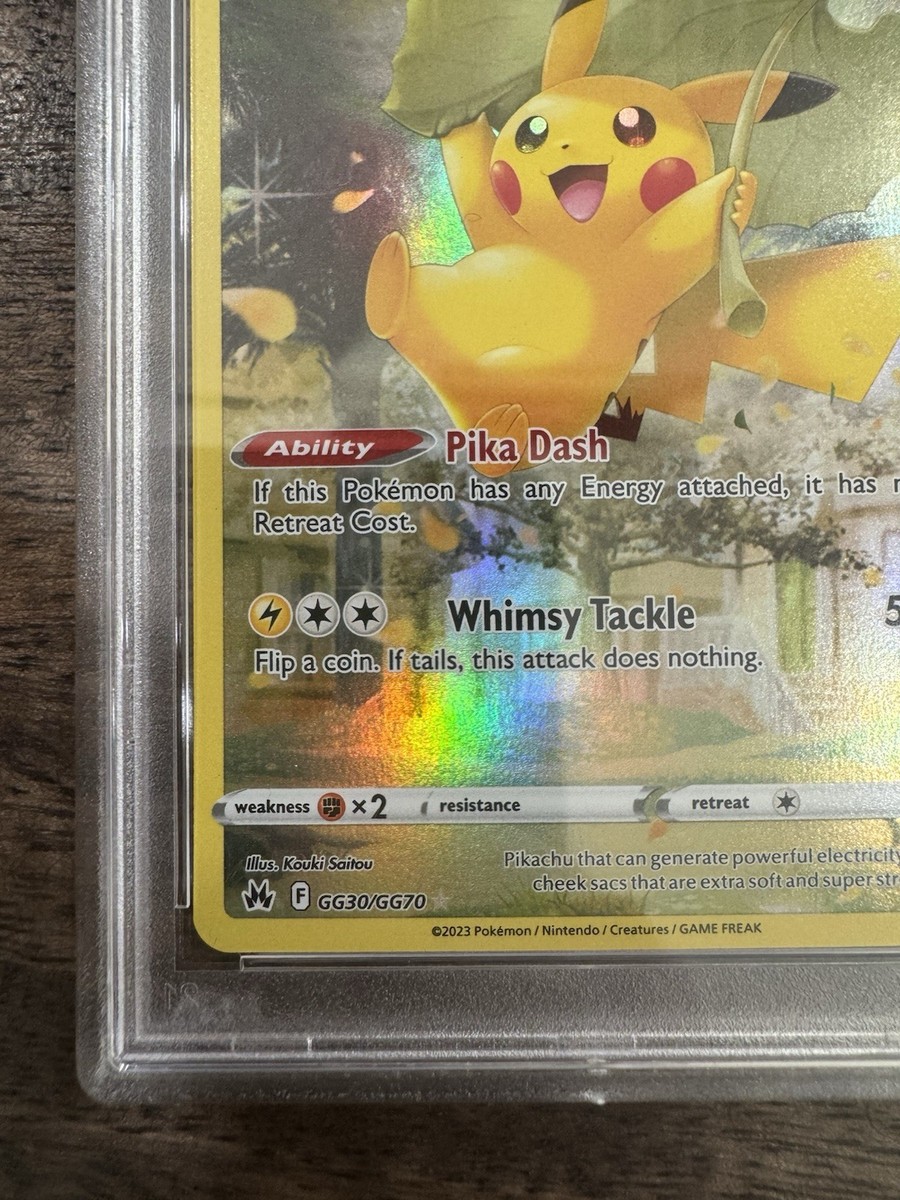 Pikachu GG30/GG70 Crown Zenith – PSA 10 GEM MINT Pokémon TCG 2023
