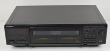Sony TC-WE405 Dual Stereo Cassette Tape Deck 1997 NEW BELTS BUT NOT WORKING