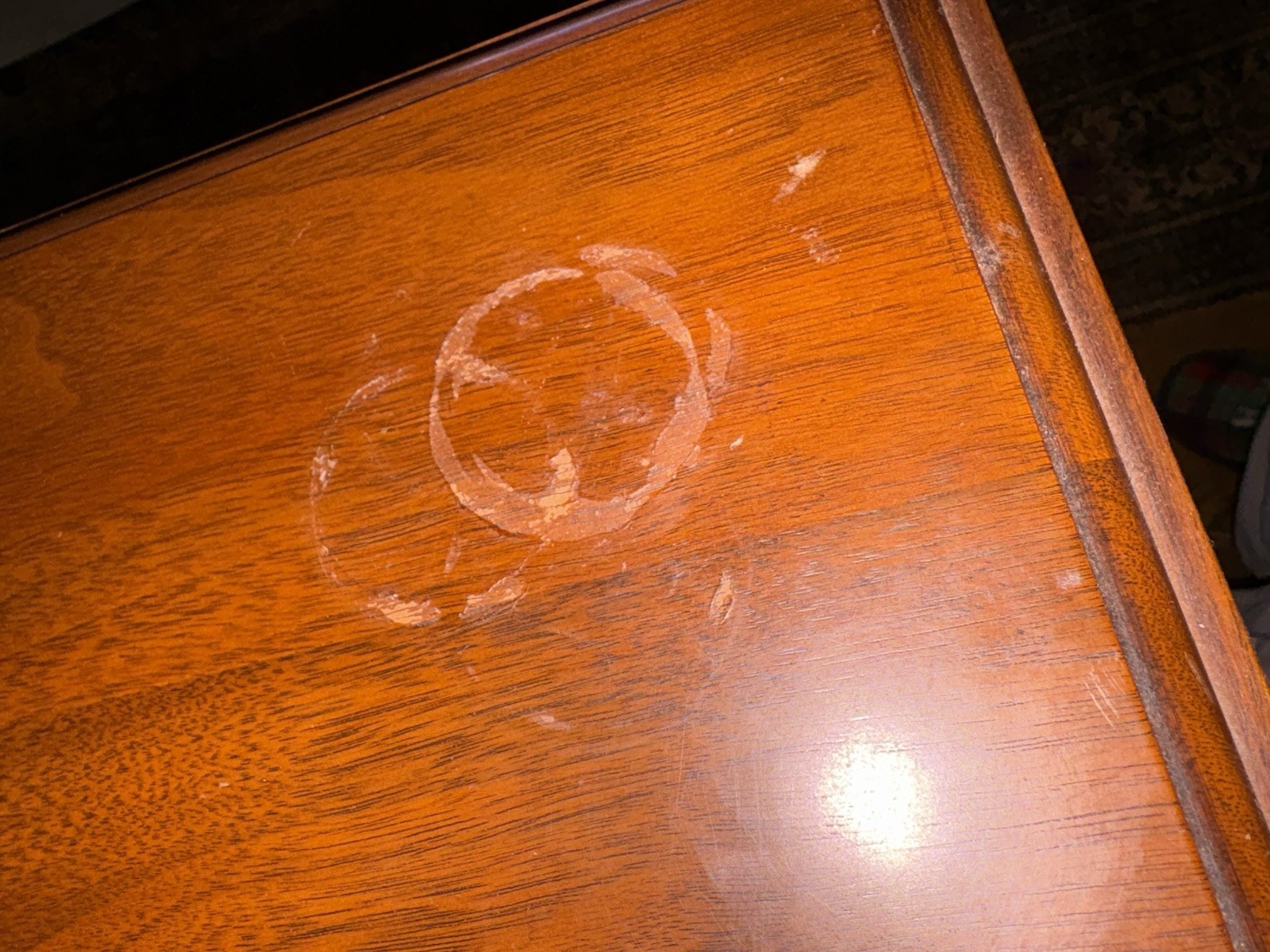 Virginia Galleries Henkel Harris Silver Chest On Stand Solid American Black Waln