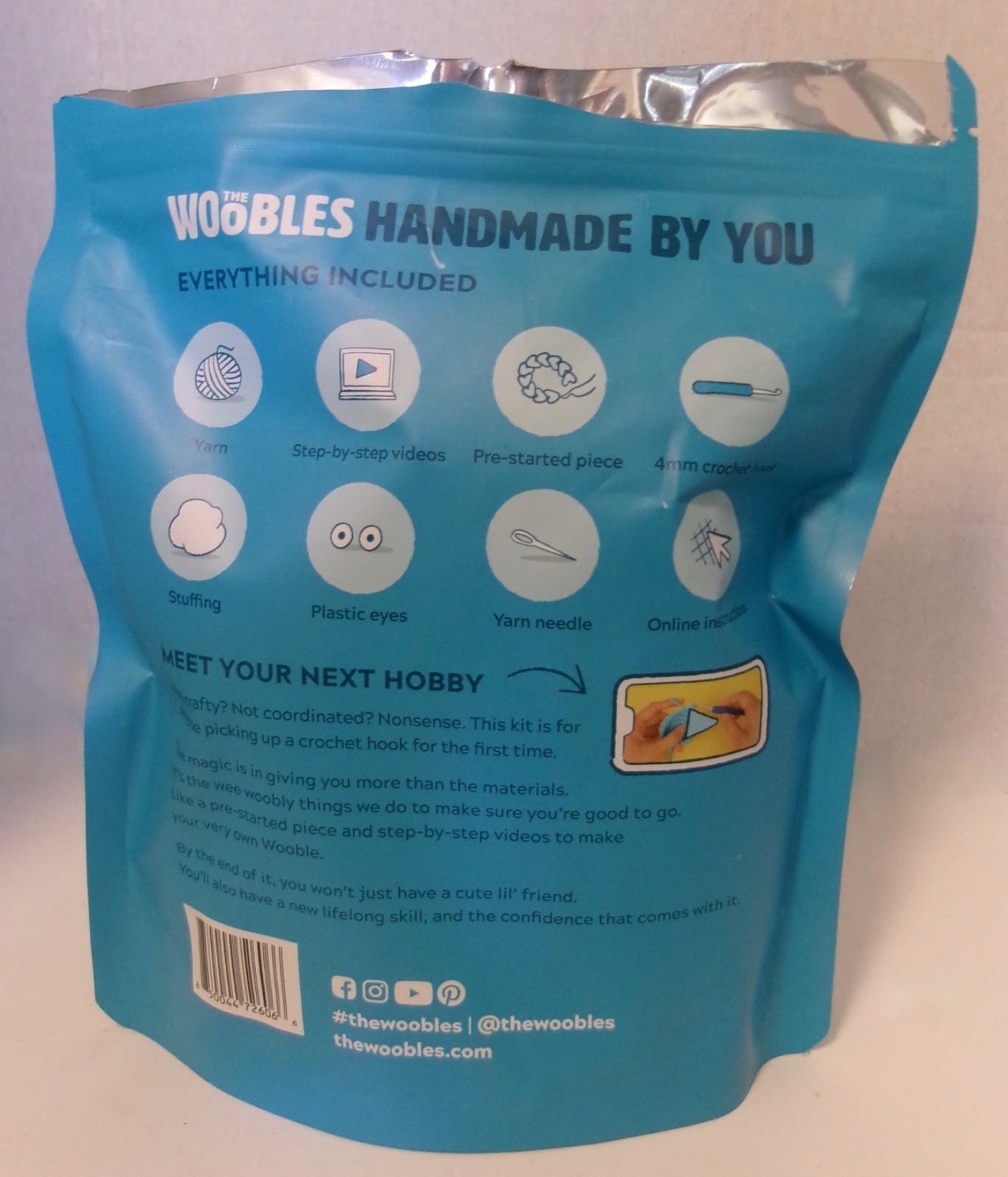 The Woobles Nico The Cat Crochet Kit All Materials Included Opened ...