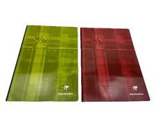 2 Clairefontaine Clothbound Notebook - French Ruled - 96 Sheets - 8.25 x 11.75"