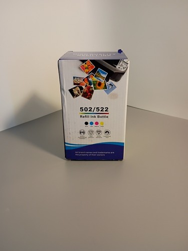 4 pack Refill Ink Bottles Fit for Epson EcoTank T502 522 Workforce ET-4750 - Picture 12 of 12