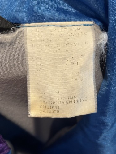 Vintage 80s North Face Pullover Wind Jacket Blue And Purple Size Men’s M Medium - Picture 5 of 5