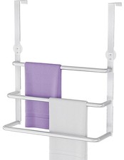 Over The Door Towel Rack, 304 Stainless Steel Towel Rack, 3 Tier Towel Bar fo...
