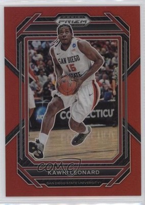 2023-24 Panini Prizm Draft Picks Red Prizm /299 Kawhi Leonard #60 01uy