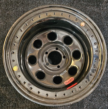Qty 1 Allied Rock A Thon Gloss Black Steel Beadlock Wheel Rim 15x10 5x114.3 Qty 1 Allied Rock A Thon Gloss Black Steel Beadlock Wheel Rim 15x10 5x114.3