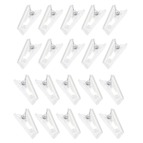 20 Stück Kunststoff Regal Clips Poster zum Wandbehang Mini Selbstklebend - Bild 7 von 12