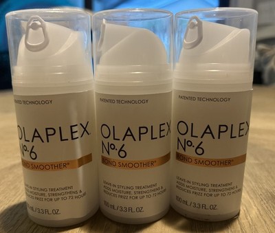 3 X Olaplex No. 6 Bond Smoother Leave- Styling Treatment 3.3oz