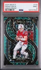 2024 PANINI SELECT #113 DRAKE MAYE PREMIER LEVEL GREEN PRIZM /5 PSA Pop 1