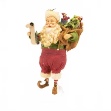 Kurt S. Adler Fabriche Edition Santa Elf with Toys Figurine 8.25"