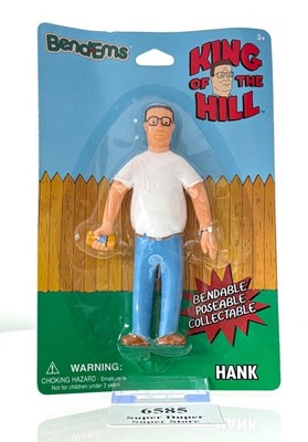 Fox TV King Of The Hill - HANK -  Bendy Figure Toy Bend-Ems 2018 - RARE