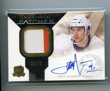 2010-11 THE CUP SIGNATURE PATCHES AUTO PATCH /75 JOHN TAVARES - ISLANDERS