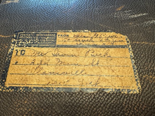 Vintage Statler Gladstone Luggage Very Unique Leather With Labels - 第 9/19 張圖片