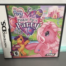 My Little Pony Pinkie Pie's Party Nintendo DS 2008 Game With Case & Manual THQ