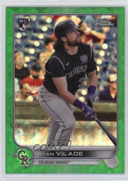 2022 Topps Chrome Logofractor Edition Green Refractor /99 Ryan Vilade #63 x2o