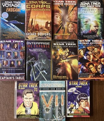 Star Trek Trade Paperbacks - CHOICE Novels, Manuals, Antholog, Starfeet Academy