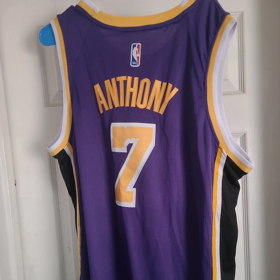 Camiseta NBA Nike Association Swingman Los Angeles Lakers Carmelo Anthony 7 54 Nueva con Etiquetas Foto 3 de 4