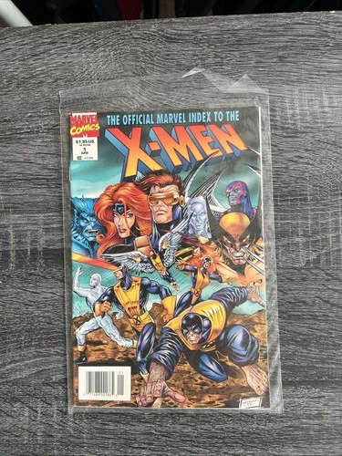The Official Marvel Index to The X-Men #1 (Marvel Comics April 1994) Vintage