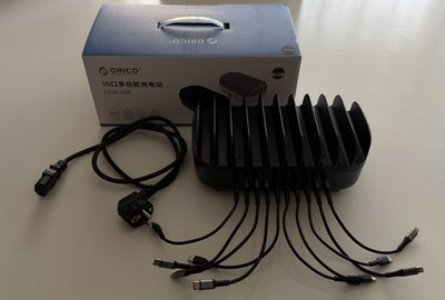 Orico DUK-10P 10-Port USB Ladestation Schwarz - 120W