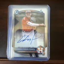 2025 Bowman Chrome Caden Powell 1st Bowman Auto