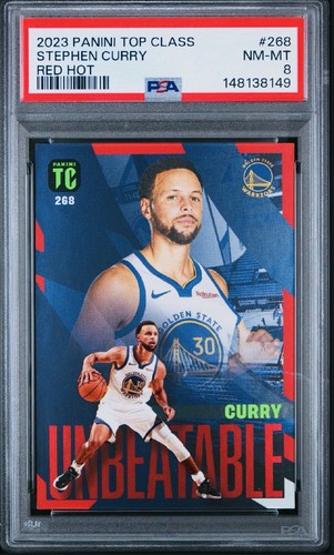 Stephen Curry 2024 Top Class UNBEATABLE Steph Red Hot SP Rare PSA 8