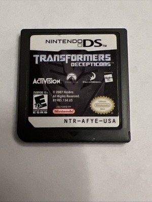 Nintendo DS Transformers Decepticons Game for DS