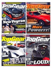 Top Gear Australia Magazine - Lot 0f 4 - 2010 - Sept, Oct, Nov, Dec - FPV v HSV