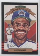 1985 Leaf Diamond Kings Alvin Davis #18 d7w