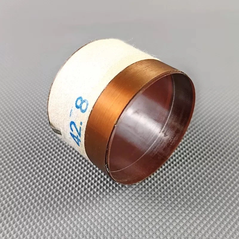 Bobina de voz de 42,8 mm de repuesto para bajos Yamaha Woofer parte 8Ω 33 mm fibra anterior Foto 3 de 4