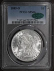 1885-O (MS66 CAC) Morgan Silver Dollar $1 PCGS - Gem