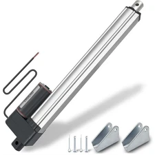 UYGALAXY Linear Actuator 12 Inch Stroke with Mounting Bracket, DC12V 900N(200...