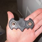 Batman Bat-Shaped Hand Spinner Fidget Tactile Sensory Toy, Black — photo 2