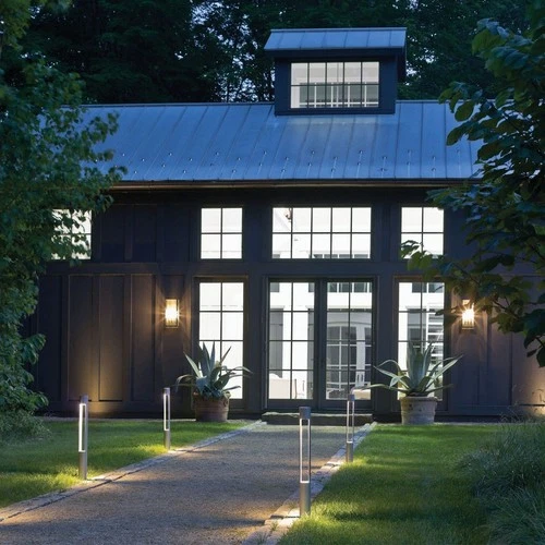 Hinkley Lighting - LED Bollard - Landscape - Atlantis - 120V 8W LED Round Large - Picture 2 of 4