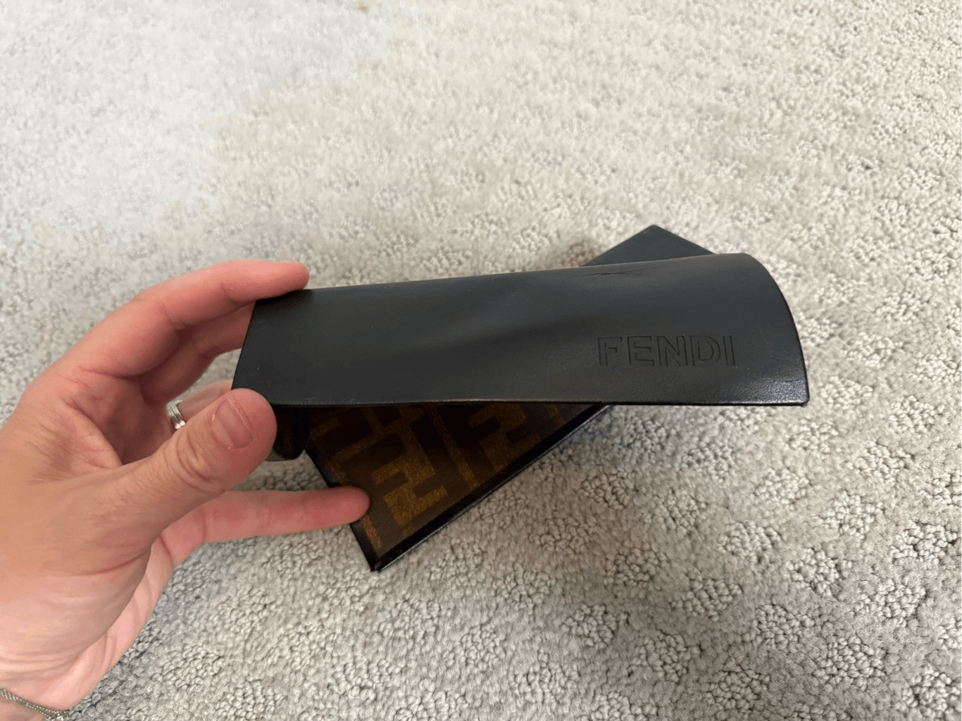 Fendi Glasses Case Triangular - image 1