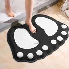 Anti-Slip Claw Pattern Bath Mat Absorbent Bathroom Door Floor Carpet