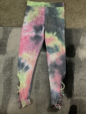 Simply Southern Tie-Dye Leggings XS/S-M Regular Fit Comfy Soft Multicolor Pastel