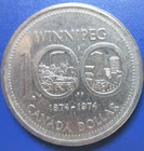 1974 Canada Winnipeg Commemorative Nickel Dollar Coin. Canadian $1