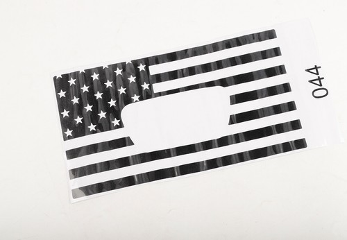 Black Tailgate Handle American Flag Sticker Trim Decal for Dodge Durango 2011+ - Foto 9 di 10