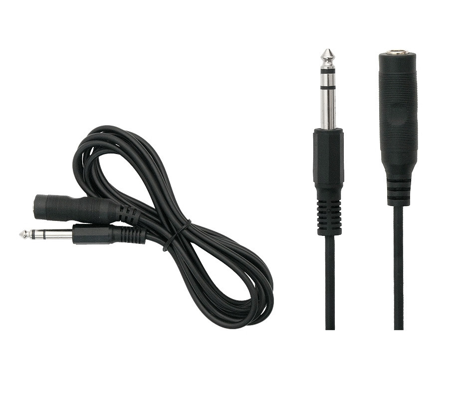 Cable Jack Extension 3m 6.3mm Straight Plug Guitar Male to Female Lead