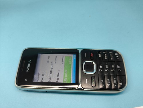 Nokia C2-01 Black (Unlocked) Mobile Phone TOP Condition - Afbeelding 5 van 7