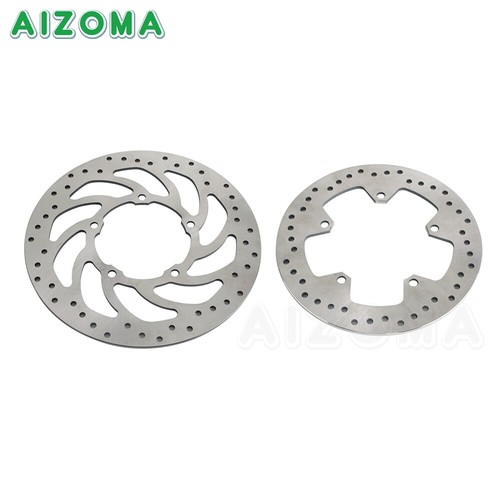 Silver Motorcycle Front & Rear Brake Disc Rotor For BMW G 310 GS G 310 R 2017-21 - Picture 6 of 8