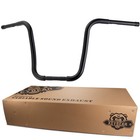 15" Rise Monkey Bar Ape Hangers Handlebar Gloss Compatible with Harley Davidson